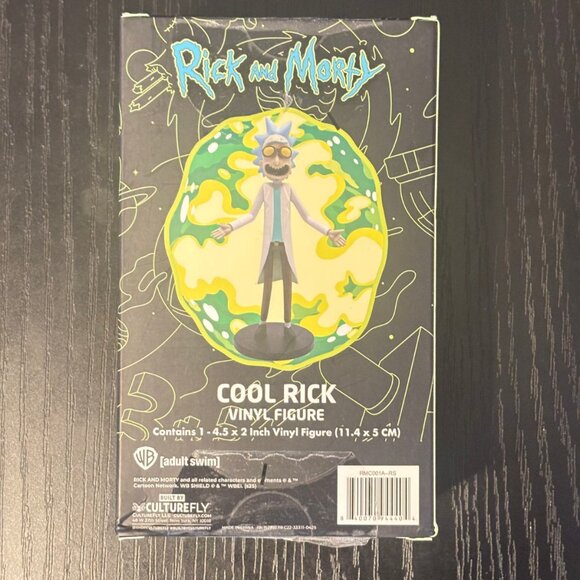 NEW WB CultureFly Adult Swim - Rick & Morty COOL RICK Vinyl Figure 4.5" Inch - Picture 4 of 7
